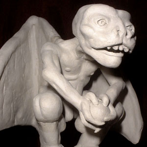 Grotesque sculpture view 2